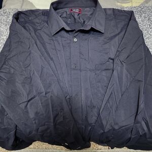 3XL UNTUCKit Dark Blue Shirt Button Down
